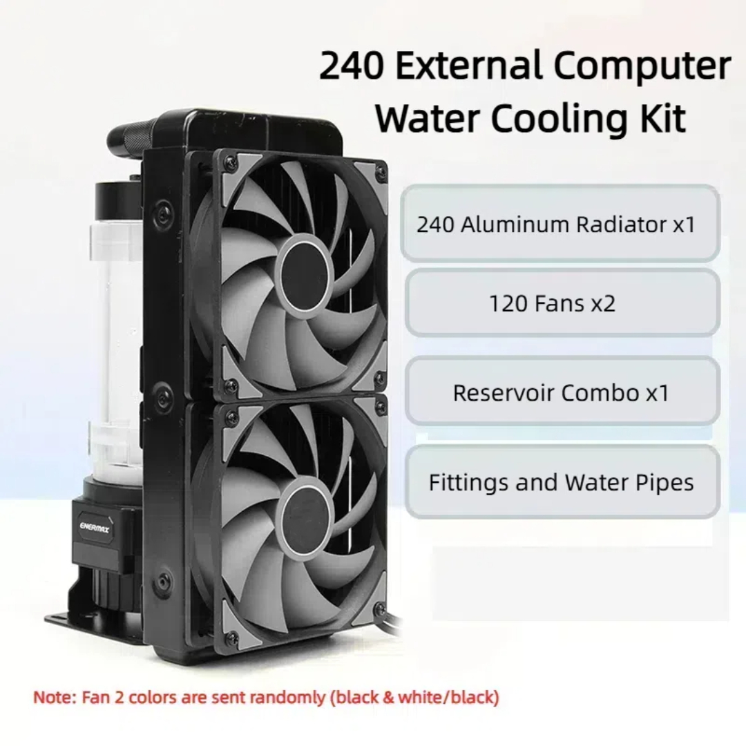 External Radiator Water Cooling Kit - Kit de radiador de alumínio 240