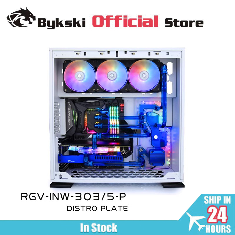Bykski placa acrílica solução  - Distro Plate Ddc Pump Combo avaliação e preço