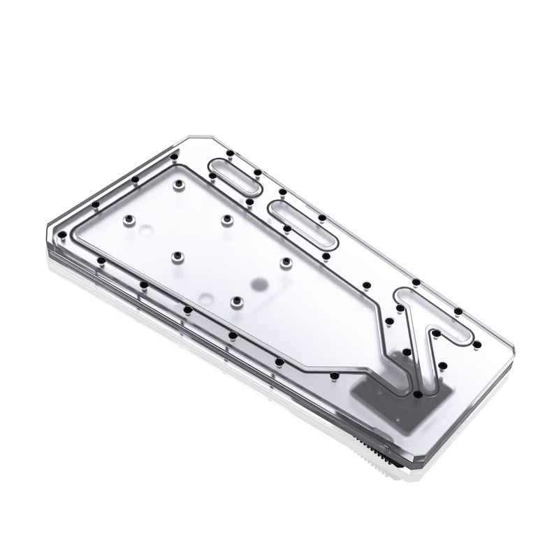 Placa acrílica BYKSKI Solução  - Distro Plate Ddc Pump Combo avaliação e preço